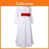White Cotton Annabelle Cosplay Dress For Women Scary Halloween Costume Perfect For Stage Use