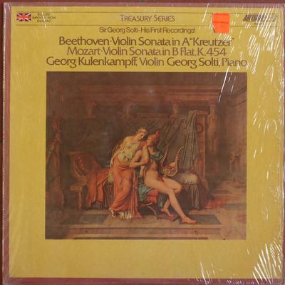 Płyta LP GEORG KULENKAMPFF, GEORG SOLTI - Sonata skrzypcowa Beethovena A-dur "Kreutzer" R23214 Richmond High F 1976 USA Klasyczna Używana