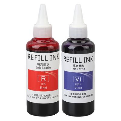Stamp Refill Ink 100ml High Adhesion Quick Drying Colorfast Widely Used Egg Dater Ink for Business S