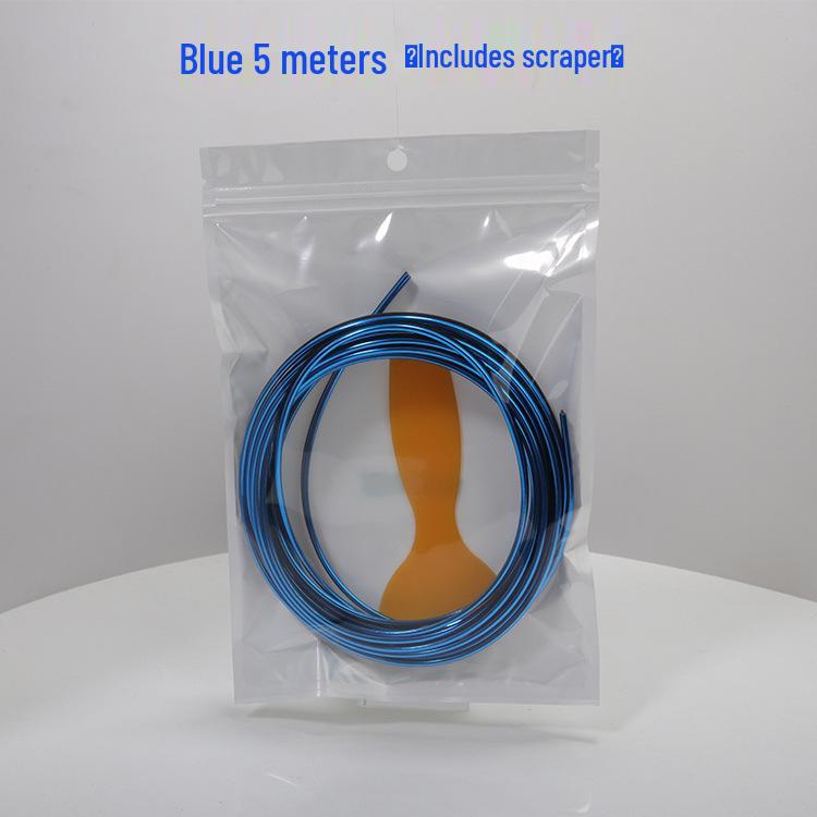 Chrome Car Interior Trim Strip for Door, Console, and Dashboard