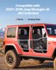 VEVOR Jeep Tube Doors, 4-Door, Compatible with 2007-2018 Jeep Wrangler JK JKU Unlimited