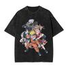 2026 Sommer Naruto Hashirama Senju Print T-Shirts Y2K Herren Damen Hip Hop Punk Streetwear Oversized T-Shirt Print Rundhalsausschnitt Leichtes Freizeit-T-Shirt