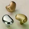 1 Set Simple Wardrobe Door Drawer Cabinet Accessories Bright Silver Handle New Chinese Furniture Single Hole Small Handle