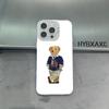 Cute bear Phone Case IMD FOR iPhone 16 15 14 13 12 11 Pro Max XR 8 7 Plus and Samsung Galaxy ultra Cover