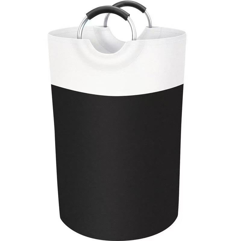 

Foldable Fabric Laundry Basket for Bathroom and Household Storage 38*75 cm