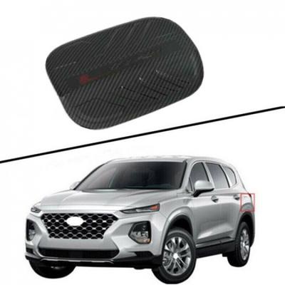 Capac Trim Ornament Rezervor Combustibil Auto Fibra de Carbon Pentru Hyundai Santa Fe 2019-2022