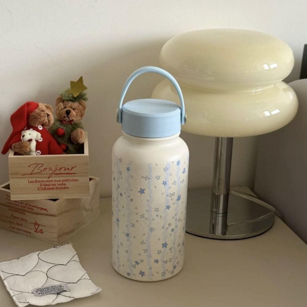 Leak-proof Insulated Cup 900ml Vacuum Flasks Water Bottle Stainless Steel Cup  Cold Drink