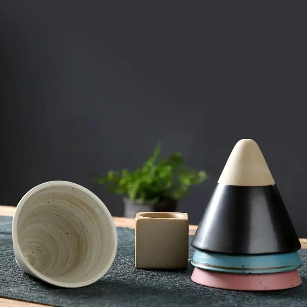 Trichter Kaffeebecher Japanischer Stil Keramik Teetasse Retro Kreativ Schön Konisch Wasserbecher Teegeschirr Haushalts Küchenutensil