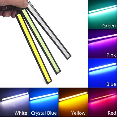 2Pcs Car Styling Ultra Bright 12W LED Daytime Running Lights DC 12V 17cm 100  Waterproof Auto Car DRL COB Driving Fog Lamp