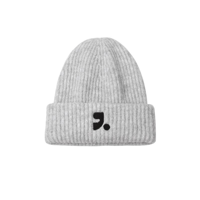 Winter Big Head Circumference Knitted Hat Women's Hat Men's Large Size Thickened Wool Hat Autumn and Winter Warm Ear Protection Loose Outdoor