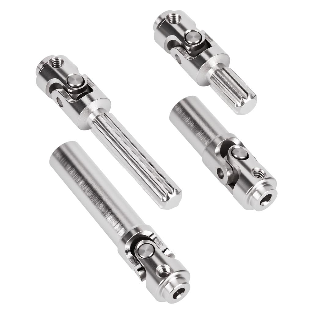 1Pair Stainless Steel Drive Shafts Driveshaft for AXIAL SCX30 1/30 RC Crawler Cars Upgrade Parts