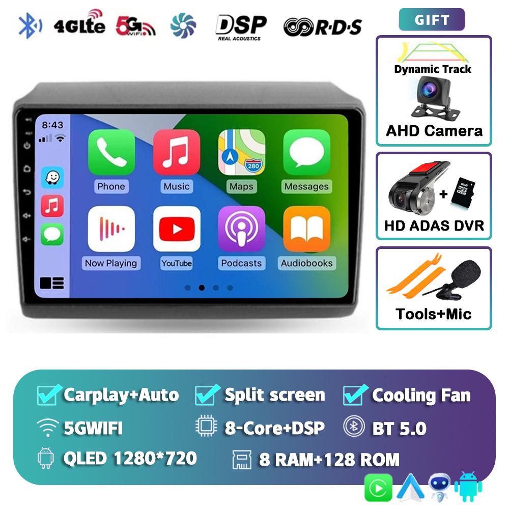 Android 14 Car Radio Carplay For Fiat Ducato 2007-2015 Citroen Jumper Peugeot Boxer 2011-2015 2 Din Autoradio Multimedia GPS DSP