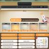Touch Table Lamp Magnetic Desk Lamp Bulit-in 2500mAh Battery for Reading Cabinet Mirror Bedside Rechargeable Night Lights
