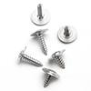 Nickel-Plated Pan Head Phillips Self-Tapping Screw with Washer, Round Head, M1.7/M2/M3/M4.