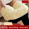 Women Leggings Filling Pants Winter Thick Fleece Wool Legging Thick Warm Thermal 800g Thicken Trousers