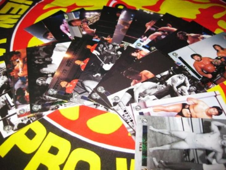 x New Japan Revolutionary Warrior Choshu Riki Trading Card [Bandai Pro-Wrestling Special]