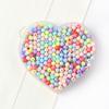 42-Color Acrylic Solid Color Round Beads Rice Beads Handmade Diy Beaded Loose Beads Bracelet Necklace Jewelry Material 3/4Mm