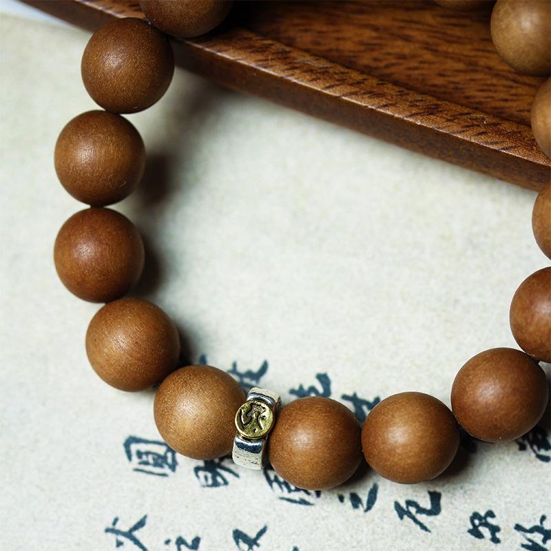 Hot Selling Natural Fragrance Bracelet China Modern Gift Perlenbesetzt Exquisite Design Smooth Wooden Bead Bracelet