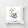 45X45CM Beautiful Flower Peach Skin Pillowcase Living Room Sofa Office Seat Lumbar Cushion Car  Cover Home Decoration