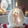 Candle Mold,Wing Couple Candle Silicone Mold for Candle Making,Diys Resin Crafts Mold for Aromatherapys Candle,Soap