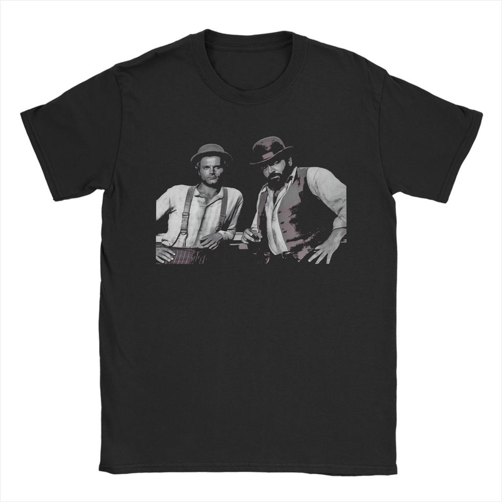 Nuove Magliette Bud Spencer Unisex Girocollo Maglietta in Cotone Manica Corta Maglietta Unica