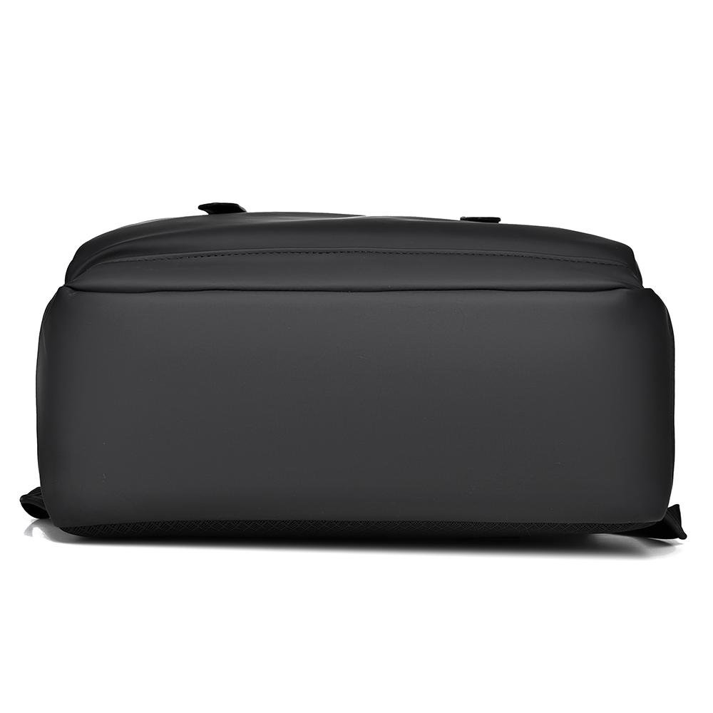 Large Capacity Commuter Backpack Men's Business Solid Color Backpack