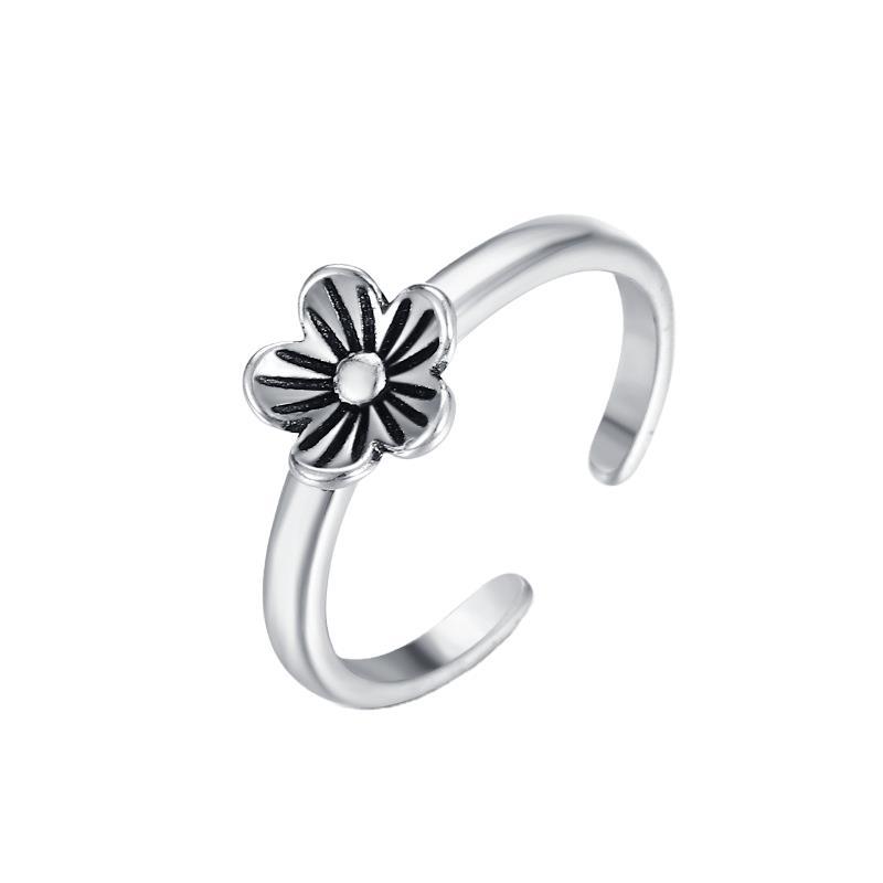Opening Vintage Ring Female Simple Cold Wind Adjustable Index Finger Ring Small Fresh Personalized Finger Ring