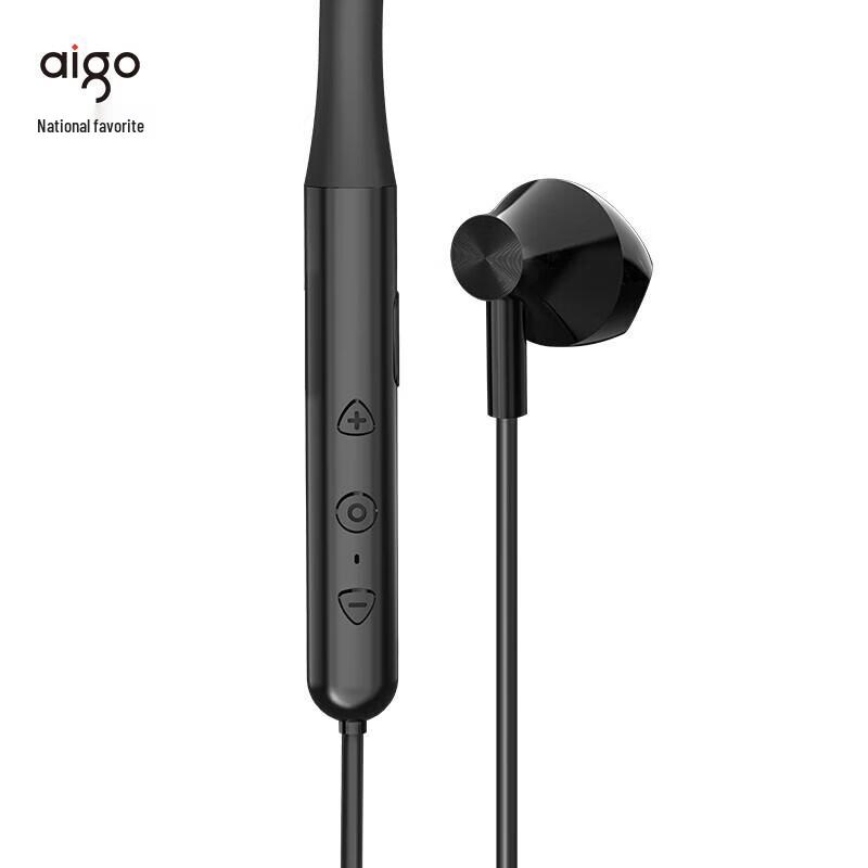 aigo W03P Sport Bluetooth Neckband Semi-in-Ear Earphones