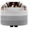 Woven Blanket Basket Rectangular Toy Basket Durable Laundry Basket