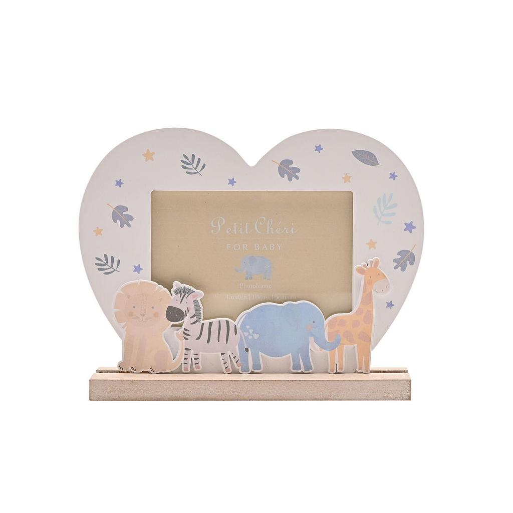 Petit Cheri Animals Heart Frame 6 X 4