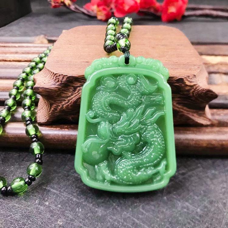 Drache Verwandelt Fisch Buddha Halskette: Reichtum & Schutz