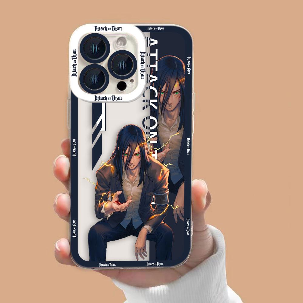A-Attack On Titan Allen Clear Phone Case For VIVO S1 V20 V21 V21E V23 V23E V25 V27 V27E V29E V30E V30 V40 V50 V60 Case Cover
