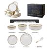 abay Gold Rim Ceramic Dinnerware Set