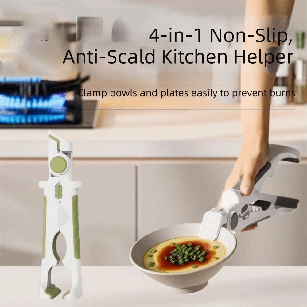 Multifunctional Anti Scalding Clip Heat-Resistant Hot Bowl Gripper  Kitchen Use