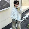 Herbst Neu Jungen Modisches Allround Einfaches Einfarbiges Basis T-Shirt