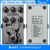 M-VAVE MINI-EFX Pedale Multieffetto per Chitarra 4 Effetti Overdrive 4 Effetti Distortion Boost EQ a 3 Bande True Bypass Pedali per Chitarra