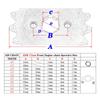 Front Engine 420# 17mm 20mm 10T-19T Toothed Sprocket & Fixed Plate Lock For Dirt Pit Monkey Dax Bike Go Kart ATV Quad Motorcycle