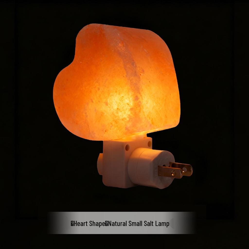 Himalayan Natural Crystal Salt Wall Lamp - Plug-In Night Light for Bedroom, Living Room, Corridor