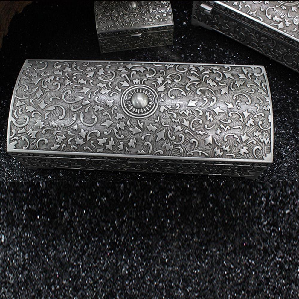 European Style Jewelry Box Vintage Treasure Chest Case Creative Trinket Storage Box  Necklace