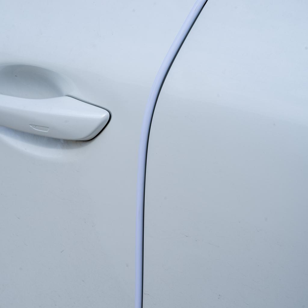 Protective Strip for Car Door Edge 5M PVC - Soundproofing and Sealing White
