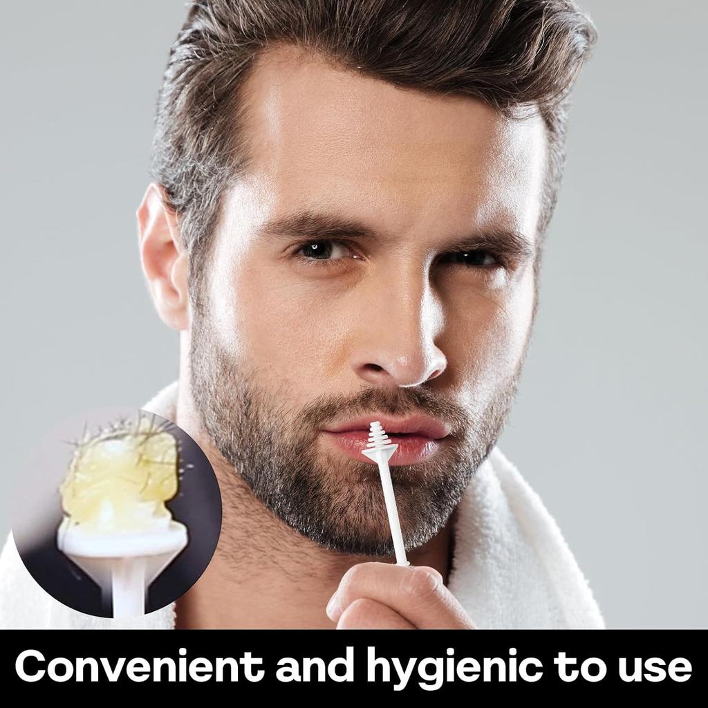 Nose Wax Hair Removal Kit - 10/20/100 Pcs Beeswax Sticks for Nose, Beard & Eyebrow | Safe, Fast & Painless Hair Remover Tool