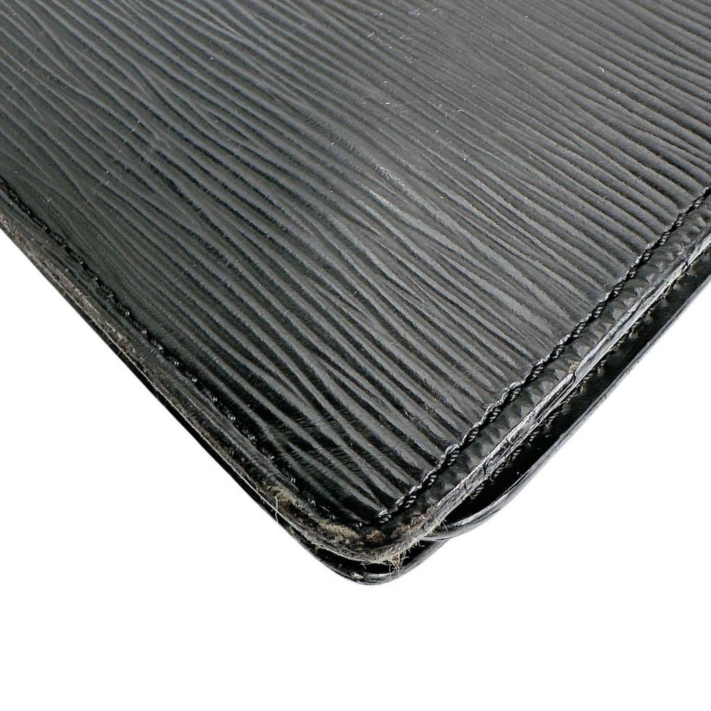 Louis Vuitton Epi Serviette Ambassador Business Bag Epi Leather Black M54412 Used