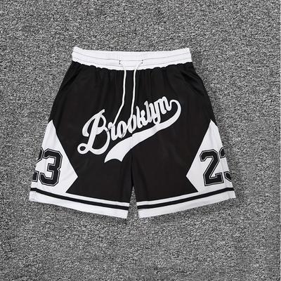 Letnie spodenki do koszykówki Klasyczne Retro Wygodne Spodenki z nadrukiem Modne Sportowe Oddychające Spodenki treningowe na zewnątrz
