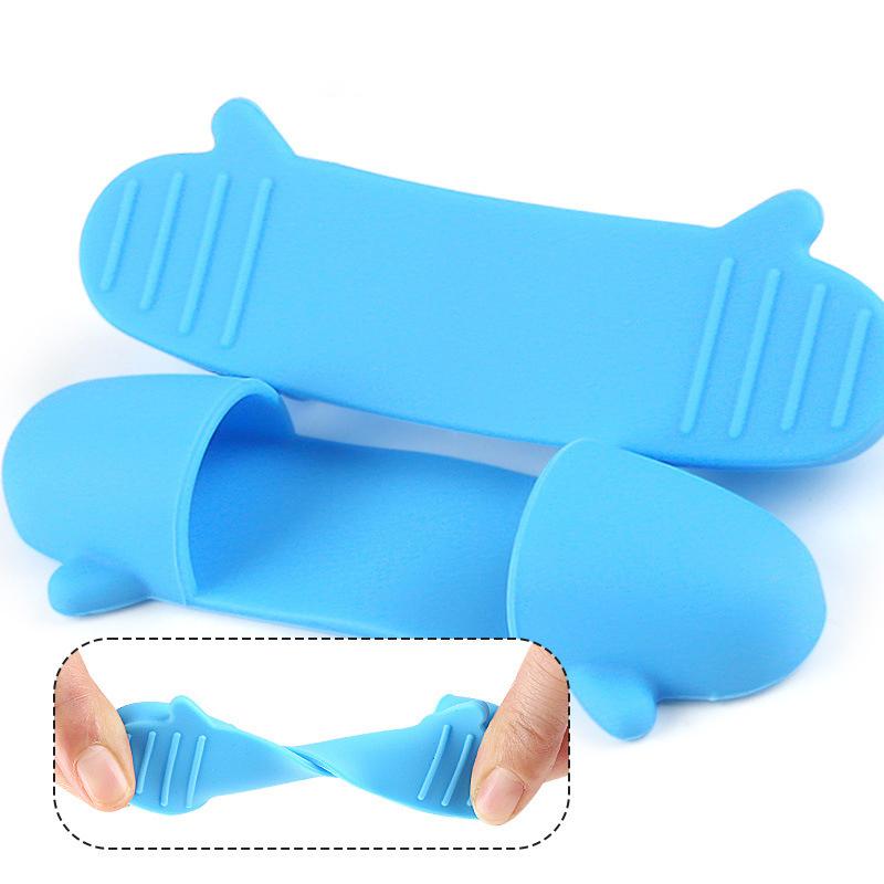 Anti Scalding Finger Potholders Silicone Pinch Mitts Cooking Pot Holders Oven Accessories For Hand Protection Kitchen Gadget&