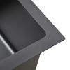 Handcrafted Kitchen Sink Black Stainless Steel