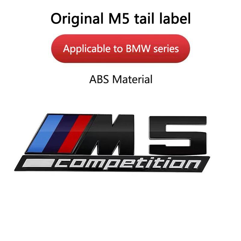 BBIW3 For BMW Thunder Edition M1 M2 M3 M4 M5 M6 M7 M8 X3M X4M X5M X6M 3D Car Body Side ABS Badge Emblem Body Rear Trunk Decor Stickers