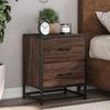 VidaXL Bedside Table Brown Oak 40x31x50 Cm Engineered Wood 848682