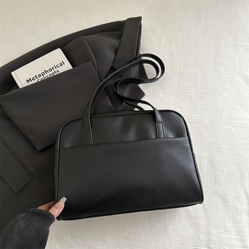 Large Capacity Pu Retro Armpit Bag Trendy New Commuter Trendy Portable Shoulder Bag