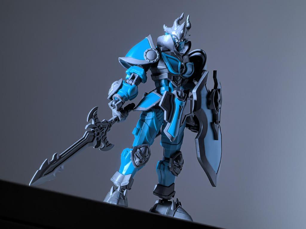 13-Joint Articulated Mecha Figure: 3D Toy Armor for Kids' Creative Assembly