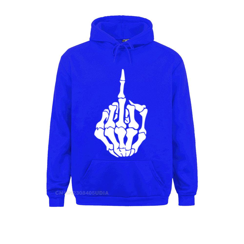 Neu Kommende Mittelfinger Skelett Hand Lustige Schädel Pullover Hoodie Sweatshirts Unisex Hoodies Langarm Labor Day Sportbekleidung